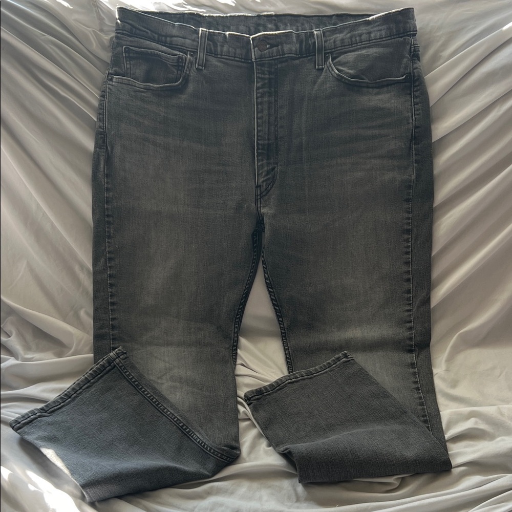Levi's Men's Charcoal Straight Jeans